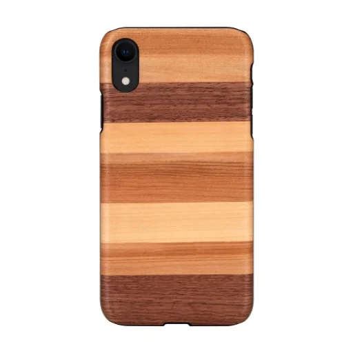 MAN&WOOD iPhone XR sabbia black puzdro - 1