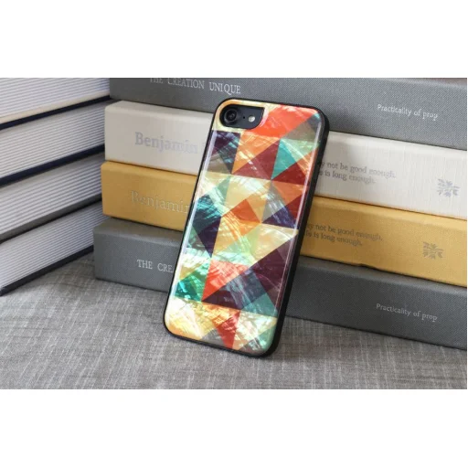 iKins mozaikové čierne puzdro pre Apple iPhone 8/7 - 3