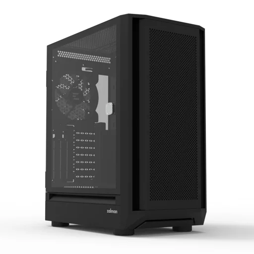 Zalman i6 Black počítačová skriňa s RGB ventilátormi a bočnicou z tvrdeného skla - 6