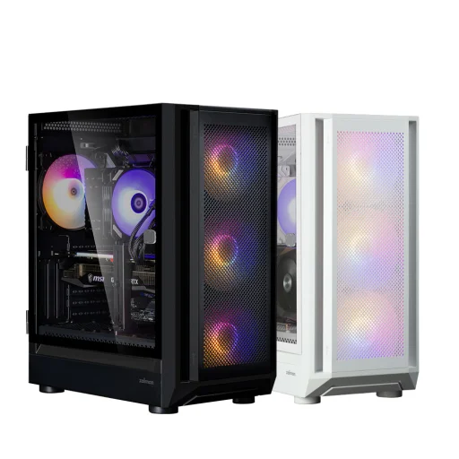 Zalman i6 Black počítačová skriňa s RGB ventilátormi a bočnicou z tvrdeného skla - 8