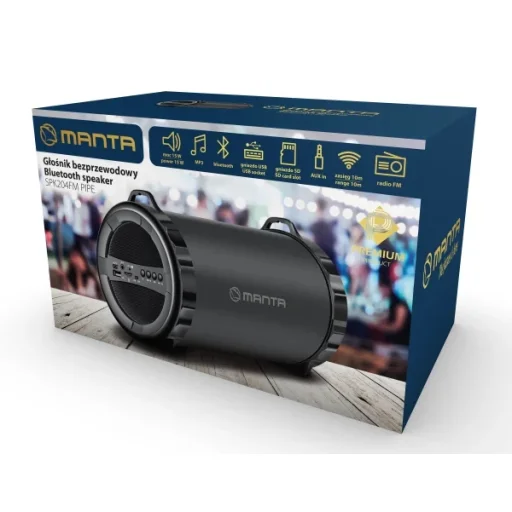 Manta SPK204FM Bluetooth reproduktor - 6