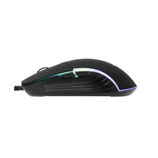 Baracuda BGM-011 Nautilus Black RGB drôtová optická herná myš - 4