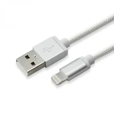 Sbox USB 2.0 8-pinový Lightning kábel IPH7-S strieborný