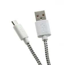 Sbox USB-1031W USB–Micro USB kábel 1 m biely