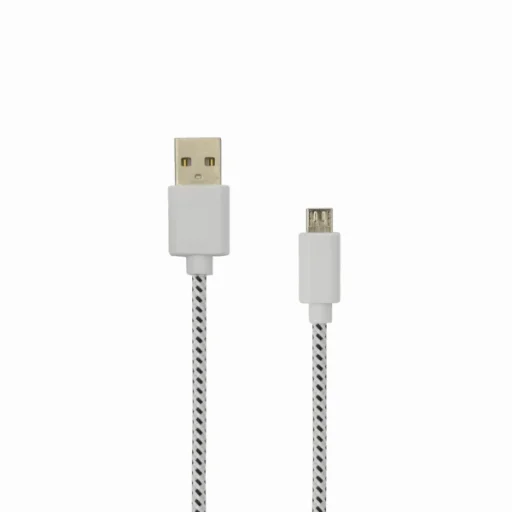 Sbox USB-1031W USB–Micro USB kábel 1 m biely - 3