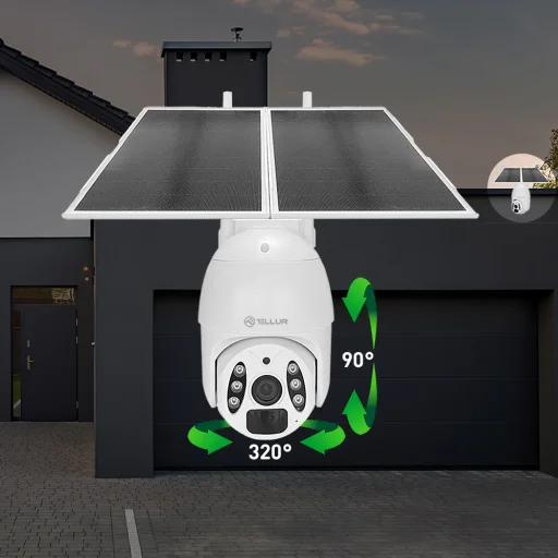 Puzdro na solárnu otočnú a naklápaciu bezpečnostnú kameru Tellur Smart WiFi - 9