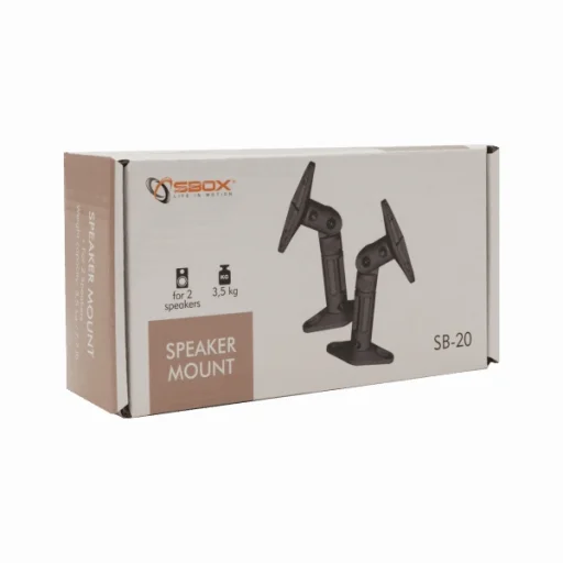 Sbox SB-20 nástenný držiak na reproduktory - 5