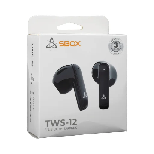 Sbox EB-TWS12 Black bluetooth slúchadlá - 6