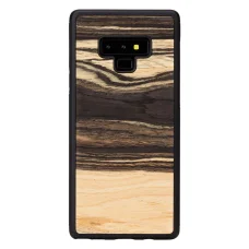 MAN&WOOD Samsung Galaxy Note 9 puzdro biely eben čierne