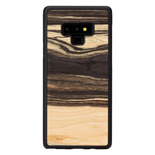 MAN&WOOD Samsung Galaxy Note 9 puzdro biely eben čierne - 1
