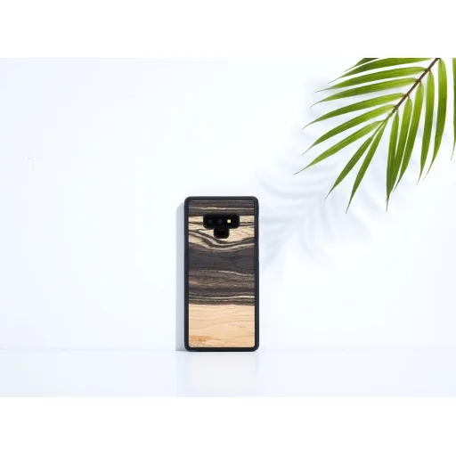 MAN&WOOD Samsung Galaxy Note 9 puzdro biely eben čierne - 3