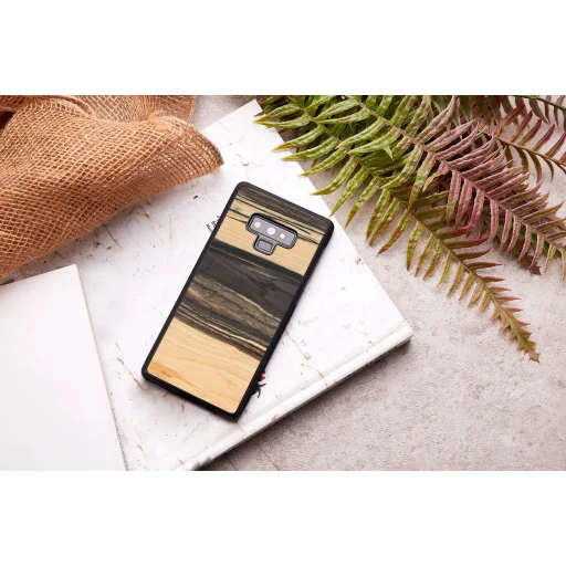 MAN&WOOD Samsung Galaxy Note 9 puzdro biely eben čierne - 5
