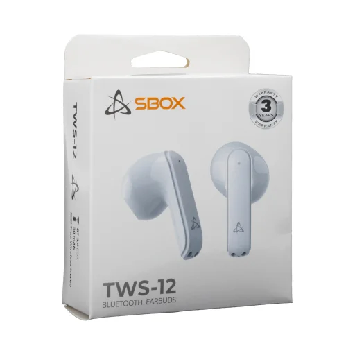 Sbox EB-TWS12 biele bluetooth slúchadlá - 6
