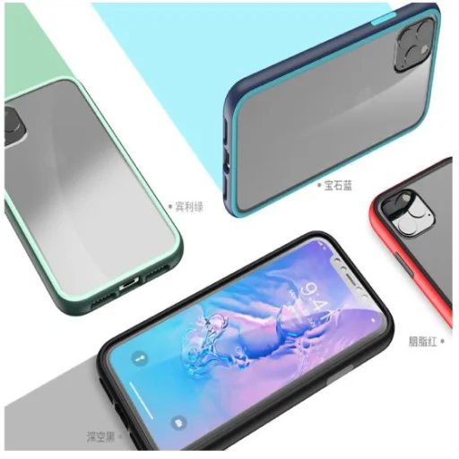 Comma Joy elegantné nárazuvzdorné puzdro pre iPhone 11 Pro Max, čierne - 6