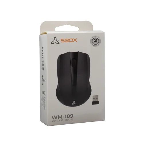 Sbox WM-109 Black bezdrôtová optická myš - 6