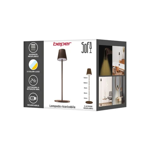 Beper P201UTP403 nabíjateľná stojaca lampa - 7
