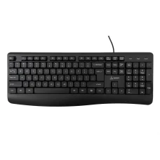 Sbox K-103 káblová klávesnica US čierna