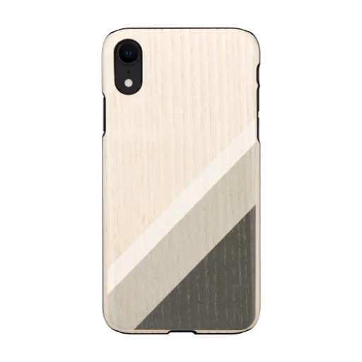 MAN&WOOD SmartPhone case iPhone XR gray suit black - 1