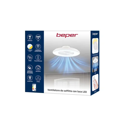 Beper P206VEN640 mennyezeti ventilátor LED lámpával - 8