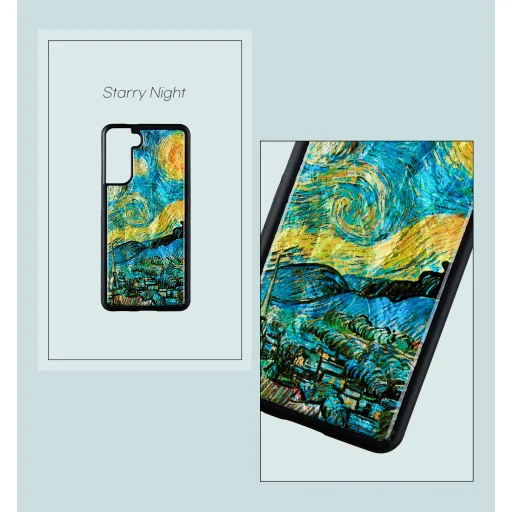 iKins Starry Night Black puzdro pre Samsung Galaxy S21+ - 2