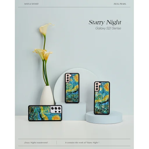 iKins Starry Night Black puzdro pre Samsung Galaxy S21+ - 3