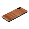 MAN&WOOD iPhone X/XS cappuccino black flipové puzdro thumbnail