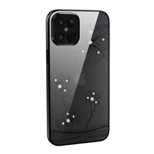 Devia Crystal Flora iPhone 12 mini čierne puzdro - 1