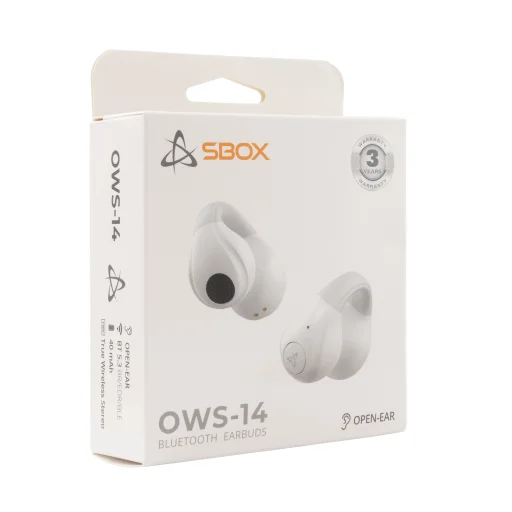 Sbox EB-OWS14 White bluetooth slúchadlá s otvorenou konštrukciou - 5