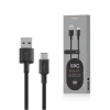 Orsen S9C USB-A – Type-C 2.1A 1 m čierny kábel thumbnail