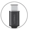 Orsen S9C USB-A – Type-C 2.1A 1 m čierny kábel thumbnail