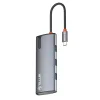 Tellur USB-C hub, PD 3.0 100W, HDMI, 3xUSB 3.0, szürke thumbnail