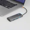 Tellur USB-C hub, PD 3.0 100W, HDMI, 3xUSB 3.0, szürke thumbnail