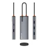 Tellur USB-C hub, PD 3.0 100W, HDMI, 3xUSB 3.0, sivý thumbnail