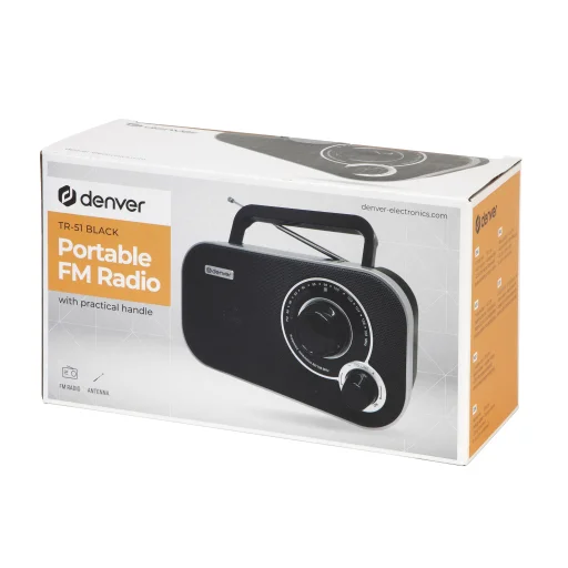 Denver TR-51 Black rádio - 3