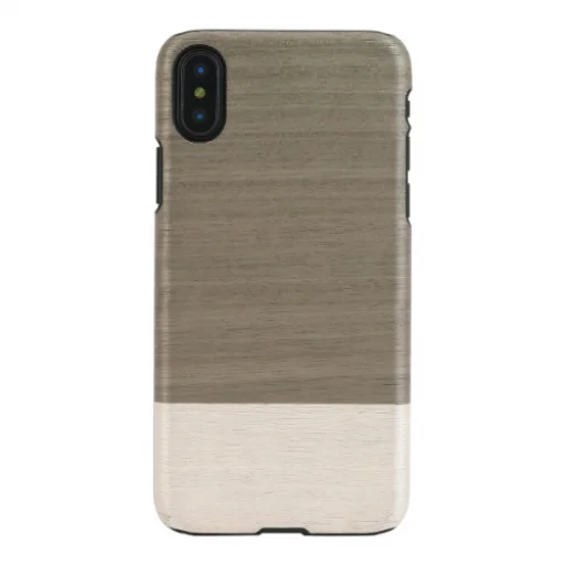 MAN&WOOD iPhone X/XS Einstein Black puzdro - 1