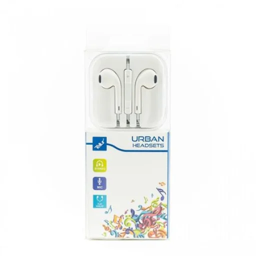 Tellur In-Ear Headset Urban Series biele slúchadlá - 2