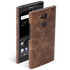 Krusell Sunne Cover Sony Xperia L2 vintage konyakbarna tok