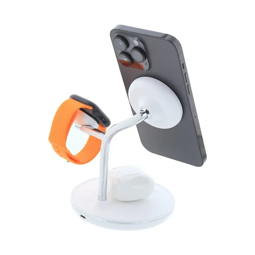 Tellur 3 az 1-ben MagSafe vezeték nélküli asztali töltő - 4