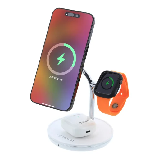 Tellur 3 v 1 MagSafe bezdrôtová stolná nabíjačka - 6