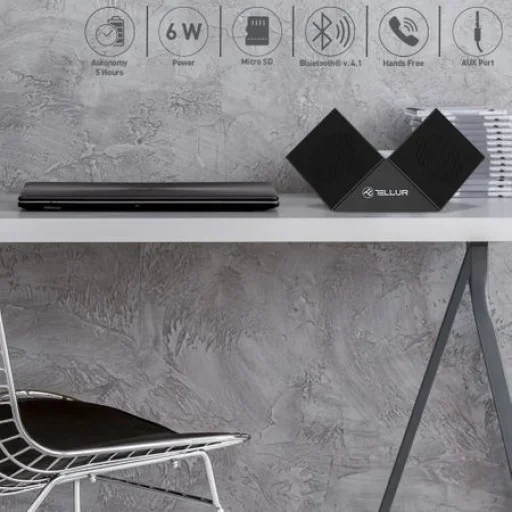 Čierny Bluetooth reproduktor Tellur Nyx - 5