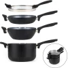 Russell Hobbs RH01840EU7 stohovateľná metalická mramorová súprava riadu, 4-dielna thumbnail