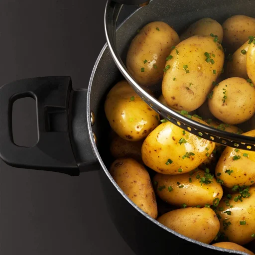 Russell Hobbs RH01840EU7 stohovateľná metalická mramorová súprava riadu, 4-dielna - 7