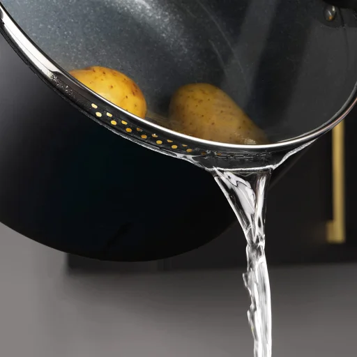 Russell Hobbs RH01840EU7 stohovateľná metalická mramorová súprava riadu, 4-dielna - 9
