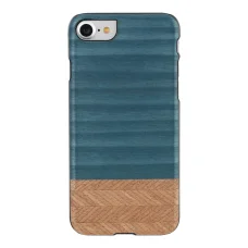 MAN&WOOD iPhone 7/8/SE (2020) rifľové čierne puzdro