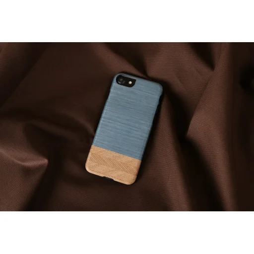 MAN&WOOD iPhone 7/8/SE (2020) rifľové čierne puzdro - 4