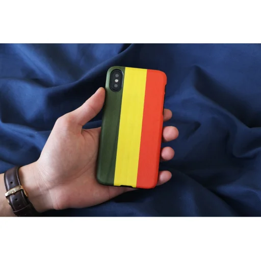 MAN&WOOD iPhone X/XS reggae black puzdro - 3