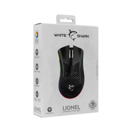 White Shark WGM-5012 Lionel Black herná myš - 8