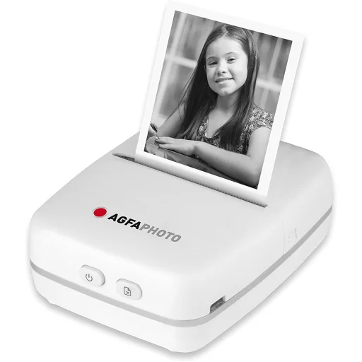 AgfaPhoto Realpix vrecková tlačiareň biela APOCPWH - 1