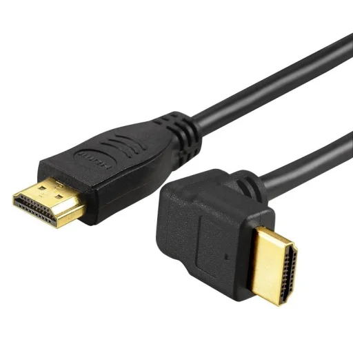 Sbox HDMI–HDMI 1.4 M/M 90° 1,5 m kábel - 2