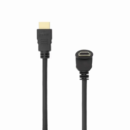 Sbox HDMI–HDMI 1.4 M/M 90° 1,5 m kábel - 3